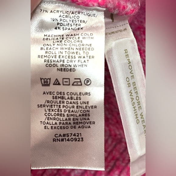 Lou & Grey for LOFT Multicolor Striped Crew Neck Colorful Women’s Sweater - Picture 10 of 16